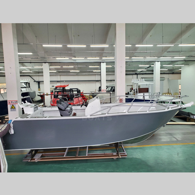 center console motor boat