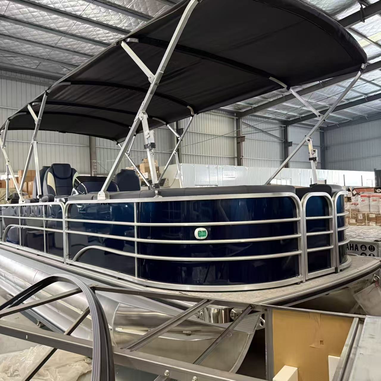 19ft Classic Pontoon with fishing seats12 19ft Classic Pontoon with fishing seats12
