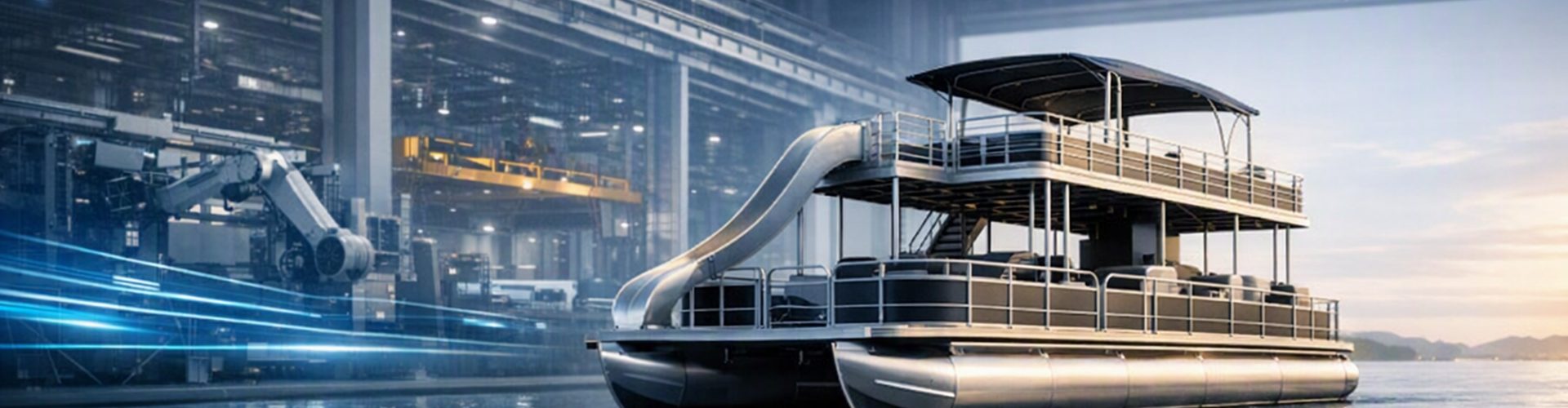 Double Decker Pontoon Boat Manufacturer - Stable & Versatile Aluminum Boats Fabrikant van dubbeldekkerpontonboten - Stabiele en veelzijdige aluminium boten
