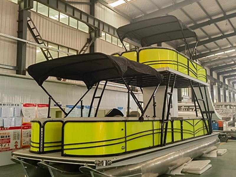 double decker pontoon dubbeldekker ponton