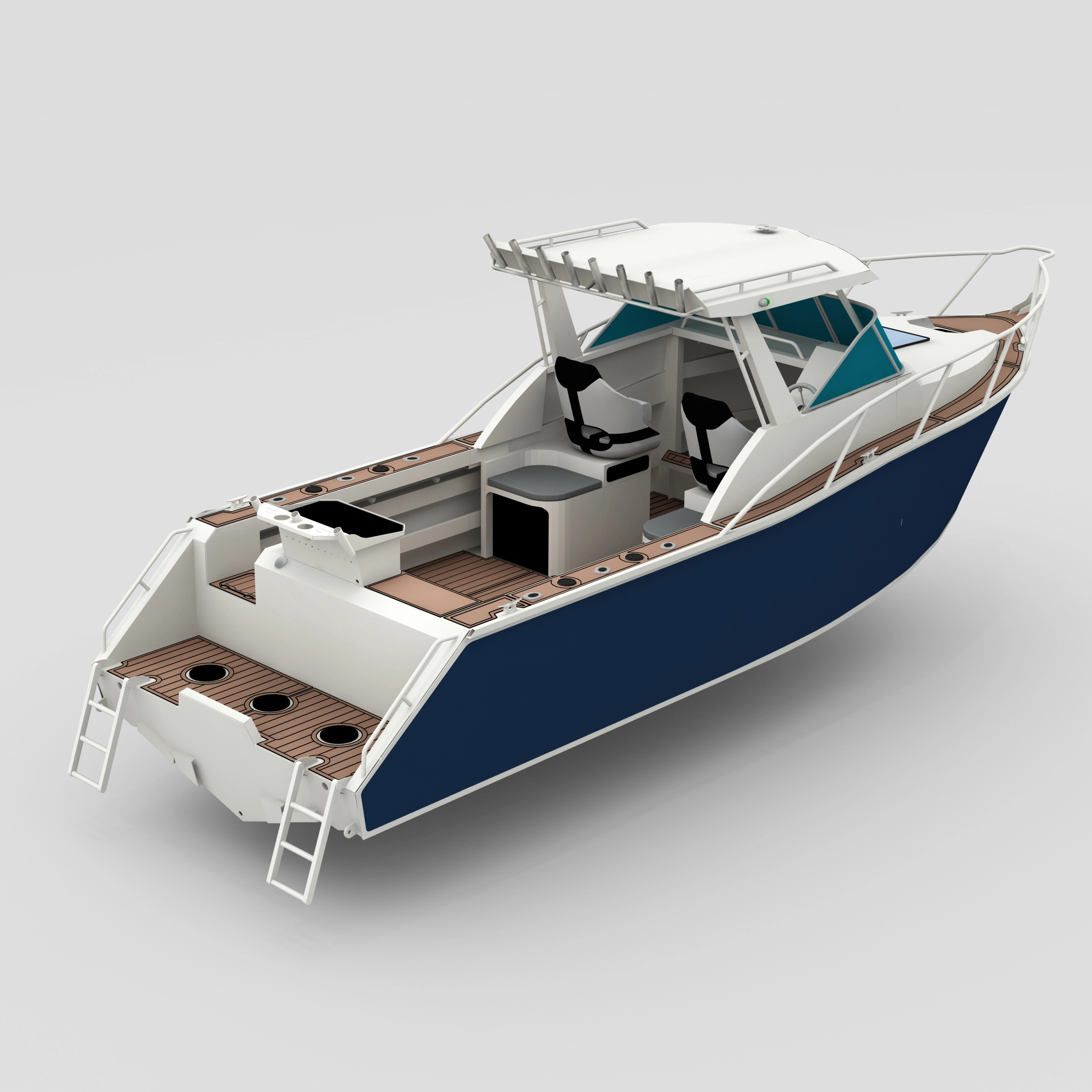 Profisher 750 Aluminum Cuddy Cabin Boat