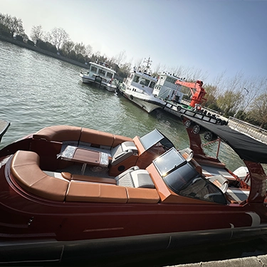 25ft Aluminum Pontoon Boat