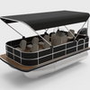 Fiberglass Sport Luxury Pontoon Boat