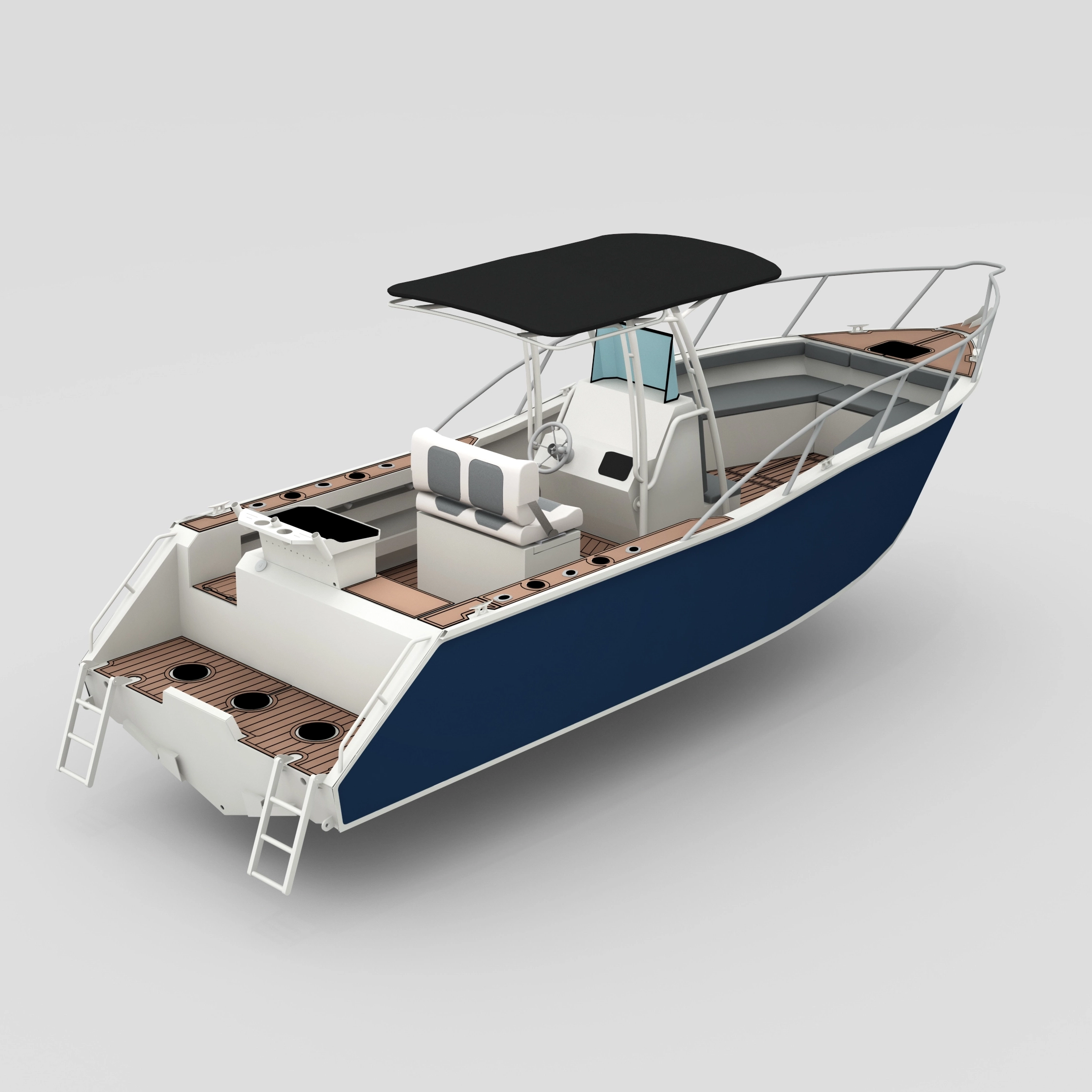 Profisher 750 Aluminum Center Console Fishing Boat