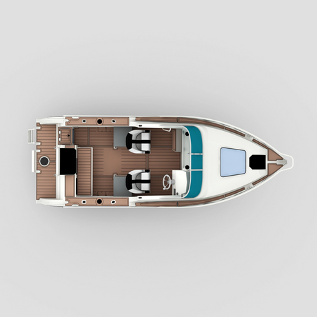 Profisher 6.25m Aluminum Cuddy Boat From China Manufacturer