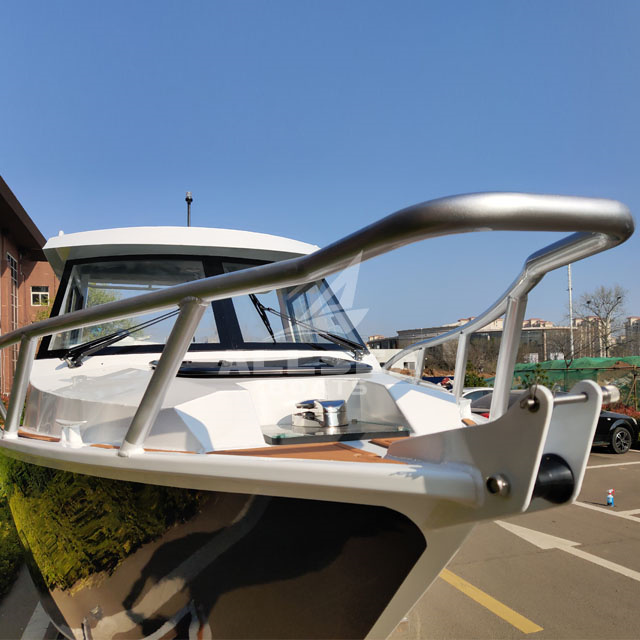 Leisure Aluminum Checker Plate Motor Boat