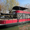 36ft Luxury Party Double Decker Pontoon Boat with Toilet