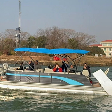Pontoon Boat vs Deck Boat Comparison on Water