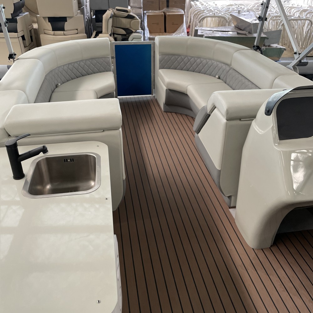 Commercial pontoon boat customization